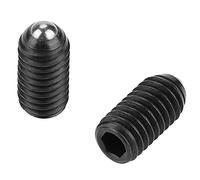 Asixxsix Durable Steel Ball Plunger Set, Easy to Install, 10pcs Spring Plungers for Mechanical Devices, Automatic Machines (M6*16(10PCS))