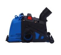 Asixxsix Dust Extraction Cutting Guard, 0-1.77in Adjustable Cutting Depth Universal Plastic Angle Grinder Dust Shroud, Collection Attachment with Vacuum Port for 39.5-44.5mm Angle
