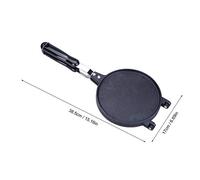 Asixxsix Egg Roll Maker, Non Stick Waffle Cone Maker 15.16 X 6.69 Inch Aluminum Alloy Egg Roll Baker with Locking Hoop for DIY Ice Cream Waffle Cone Desserts Kitchen Cake Baking Tool