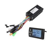 Asixxsix Electric Bike Controller Kit, S861 LCD Display Panel Meter and 3 Mode Sine Brushless Motor Controller, Electric Motor Speed Controller for E Bike Conversion Kit