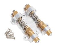 Asixxsix Electric Guitar Tremolo Stopper, Brass Tremolo Stabilizer for Stable Tuning, Brass Bridge Arming Adjuster with 6 Screws for Floyd Rose Gotoh