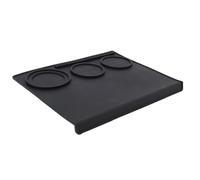 Asixxsix Espresso Tamping Mat, 9.9x7.9inch Silicone Coffee Tamper Mat, Water Proof Heat Resistant Tamp Station for Counter, Portafilter Mats, Espresso Machine Acceessories