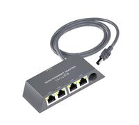 Asixxsix Ethernet Splitter 1 to 4, 4 Gigabit Ports Plug and Play Stable 1 Gbps, Network Splitter with for Gen3 Mini Wired External Network