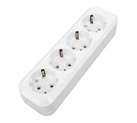 Asixxsix European Plug Socket Panel, 2500W Electrical Plug Socket Wall Power Outlet Panel 16A European Round Hole Power Outlet for Home Appliances (8 Holes)