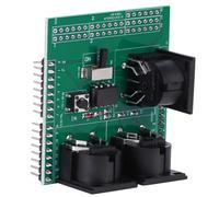 Asixxsix Excellent MIDI Shield Module Digital Interface Adapter Electronic Measuring Instrument with MIDI Protocol, RUN/PGM Switch, 2.54mm Pin Headers, for Electronic Engineers