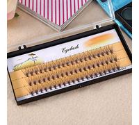Asixxsix False Eyelash Extensions Delicate Soft Fans for Volume Technique Knot Pack of 60 for Makeup Artists (12mm)