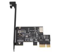 Asixxsix Fast USB3.2 PCI E Riser Card with Ceramic Capacitors Double Protection for PC, Metal,Plastic 1.5A 5G,480M,12M,1.5M Bps Support 5Gbps TYPE C Front Interface (TYPE E/A KEY) Suitable for XP,