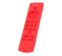 Asixxsix Fire TV Stick Remote Cover, Shockproof Silicone Case with Precise Cutouts Fire Stick Remote Cover, TV Accessories with Lanyard for 3rd Gen (Red)
