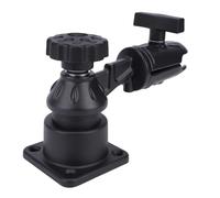 Asixxsix Fish Finder Mount, Heavy Duty Aluminum Alloy Bracket with Shock Absorbing Pad for Marine Electronics, Compatible with 2 to 5KG Fish Finders on Boats and Kayaks