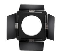 Asixxsix Four Leaf Light Baffle for Bowens Small Mount, Aluminum Alloy Flash Light Baffle with Flexible Baffles to Direct Light, for Portraits Vlogging Still Life Photography