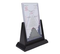 Asixxsix Galton Board, Probability Demonstration Model with 2800 Steel Beads, Effective Statistical Law Experiment Tool for Physics Classrooms and STEM Education, Physics Lab