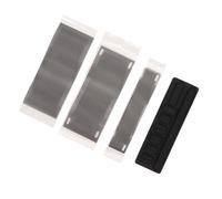 Asixxsix Game Console Dust Filter, 4 PVC Dust Filter 8 Silicone Plugs Cover Easy To Install and Remove for Game Console