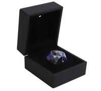 Asixxsix Glass Prism, K9 Optical Glass RGB Cube Prism, Color Cube with Compact 20x20mm Size for Physics Teaching Science Experiments Photography