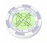 Asixxsix Golf Green Reader, Easy Incline Assessment Golf Ball Marker Slope Measurement Green Reading Aid Putting Training Aid with High Precision, Accessories for Men Women (White)