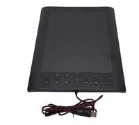 Asixxsix Graphics Drawing Tablet, 10 X 6 Inch Large Active Area Drawing Pad with 8192 Levels Pressure Sensitivity Pen and 12 Hot Keys, Graphics Tablet for Painting Design