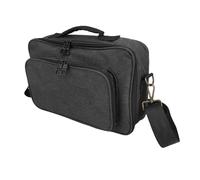 Asixxsix Guitar Effects Pedal Board Carry Bag, Water Proof Fabric 10mm Padding Guitars Effect Pedalboard Carrying Bag with Multiple Pockets, for Boss, for Line 6, for DigiTech (S)