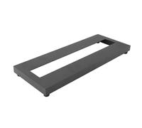 Asixxsix Guitar Pedal Board, 38x14.5cm Super Light Aluminum Alloy Effect Pedal Board, Small with Carry Bag for Power Supply Accommodating Up to 5 Standard Pedals