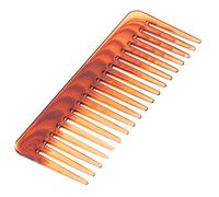 Asixxsix Hairdressing Retro Oil Comb Thick Strong Comb Body Wide Tooth Hairstyle for Daily Use PC Material 28g Weight
