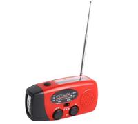 Asixxsix Hand Crank Emergency Radio, 1200mah Battery Operated Solar Hand Crank Weather Radio with NOAA/AM/FM for Indoor Outdoor Emergencies Hurricane Survival