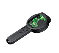 Asixxsix Handheld Digital Magnifier, 2.8in IPS Screen 1000X Magnifying Glass with 3 Light Sources, 12 Languages Supported, Digital Magnifying Glass for Reading PC OS X