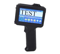 Asixxsix Handheld Inkjet Printer, 2-12.7mm Printing Height Portable Coding Machine with 4.3 Inch HD LED Touchscreen, Supports Multi Languages Bluetooth Inkjet Coder for Text QRCode