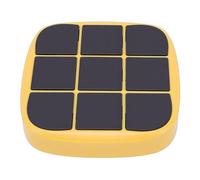 Asixxsix Handheld Toe Game, 4 in 1 Electronic Puzzle Games Console with Memory Flashes and Strategic Gameplay, Portable Travel Game for Kids and Adults, Electronic Toe (Yellow)