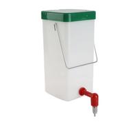 Asixxsix Hanging Chicken Nipple Waterer, Proof Stainless Steel ABS Large Capacity Poultry Drinker with Auto Firing Needle Design for Chickens Ducks Quail Birds Pet Outdoor Use (Green)