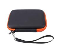 Asixxsix Hard Drive Carrying Case, Shockproof EVA Travel Storage Bag with Built in Mesh Pouch for Rugged Mini 1TB 2TB 4TB 5TB USB 3.0 USB C External Hard Drives