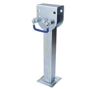 Asixxsix Heavy Duty Trailer Jack, 440-690mm Height Adjustable Trailer Jack Stand, 2000kg Load Bearing, Galvanized Iron Rustproof Drop Leg Square Jack for RV Motorhome Camper Caravan