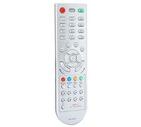 Asixxsix High Performance Universal SAT Satellite Receiver Remote Control, Wear-Resisting and Durable, Easy to Use SAT Remote Control Replacement, for All Satellite Receiver, White