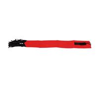 Asixxsix Horse Tail Guard Fringe Design Horsetail Bag with Hook and Loop Fasteners and Easy to for Keeping Horsetail Neat and -free (Red)