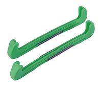 Asixxsix Ice Skate Vane/Wing Covers, Adjustable Spring Mechanism Skate Vane/Wing Guards, Hockey Covers with Universal Fit for Figure Skating Hockey (Dark Green)