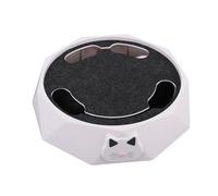 Asixxsix Interactive Cat Toy, Rotating Play Disk Adjustable 2 Speed Modes Automatic Cat Toy Electric Powered Fun Realistic Plush Electronic Motion for Pet Kitten