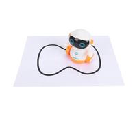 Asixxsix Interactive Robot Toy Drawn Line Following Sound Effects | Child Friendly Material, Rounded Corners, Early Learning, Screen Free Play, Boys Girls, Marker Drawing