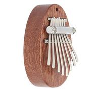 Asixxsix Kalimba, Portable Lightweight Compact Thumb Piano with 8 Keys Mahogany Body and Lanyard for Children Friends Music Lovers on Holidays