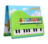 Asixxsix Kids Toys Piano Book, 20 Keys Kids Keyboard Piano Educational Music Toys, Built in 10 Songs, Recording and Playback, Music Song Book for Boys Girl Birthday