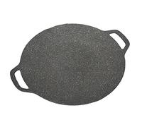 Asixxsix Korean BBQ Grill Pan, Smokeless Round BBQ Griddle with Nonstick 6 Layer Coating Barbecue Hot Plate for Induction, Gas Stove, Electric Cooktop, Indoor or Outdoor (30cm)
