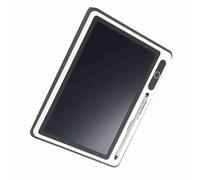 Asixxsix Lcd Writing Tablet, No Dust No Ink Low Power Consumption 100000+ Writes Kids Drawing Tablet, Reusable Drawing Pad with Faux Leather Case Pen for Business Meetings Daily Notes (Black (with
