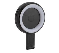 Asixxsix LED Fill Light, 3 Color Modes 2500K 5500K 9000K CRI95 Magnetic Selfie Light, 32 LED Beads with 180 Degree Adjustable Design for Smartphone Tablet Laptop Photography