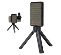 Asixxsix LED Photography Fill Light, 120 High CRI LED Chips Rotating Lens Anti 2800K-7500K Adjustable Brightness, with Sturdy Clamp for Artists Photography Live Streaming