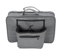 Asixxsix Luggage Handle Bag, Multi Purpose Storage Adjustable Strap for Suitcase, Travel Cup Holder with 600D Oxford Cloth PVC for Travelers Business People