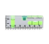 Asixxsix Magnetic Level, 1Pcs 3 X 1 X 0.6Inch Acrylic Mini Level, Precision Bubble Small Tool with 1 Magnet, for Motorhome, Camping, Trailer, Construction, CNC Machine