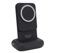 Asixxsix Magnetic Phone Camera Grip, Expandable Phone Camera Handle with Bluetooth Shutter Remote Cold Shoe Mount 1/4in Screw, for Watching Shows, Video Chatting (Black)