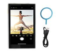 Asixxsix Magnetic Vlog Selfie Screen, 3.97in Screen 480 X 800px Bluetooth Remote Control Phone Back Camera Monitor Screen for Live Streaming TikTok, 3 Levels Brightness Adjustable