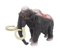 Asixxsix Mammoth Figure, Plastic Lifelike Design Prehistoric Animals Toys, Ancient Animal Model with Safe Materials for Children Educational Cognitive Development and Wildlife Learning