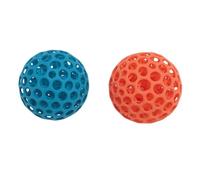 Asixxsix Mesh Stress Ball, 2Pcs High Elastic 3D Printing Mesh Hollow Stress Ball for Kids and Adults, Relieve Anxiety Squeeze Toy Soft Sensory Fidget Toy for Autism, ADD, Athletes