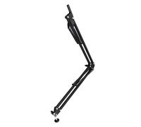 Asixxsix Microscope Articulated Arm Stand, 360° Rotatable Heavy Duty Articulating Magic Arm, Camera Mount with 50mm Lens Holder for Industrial Laboratory Soldering Repair Tools