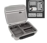 Asixxsix Mini 4K/2 SE Drone Case, for RC N1, for RC N2 Remote Control, PU Leather Carrying Case Drone Body Case Hard Shell Storage Bag, Holds 3 Batteries, with Shoulder Strap