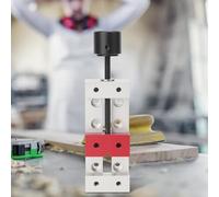 Asixxsix Mini Aluminum Flat Clamp for 50mm Clamping Range, Durable Vice for Table Bench Drill Press, Improving Work Efficiency for DIY Enthusiasts