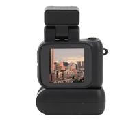 Asixxsix Mini DV Camera, 1080P HD 1.44in Color Screen Micro DVR Camera Camcorder with Flashlight and Filters Automatic Loop Recording Portable Thumb Camera Video Cam for Traveling (Black)
